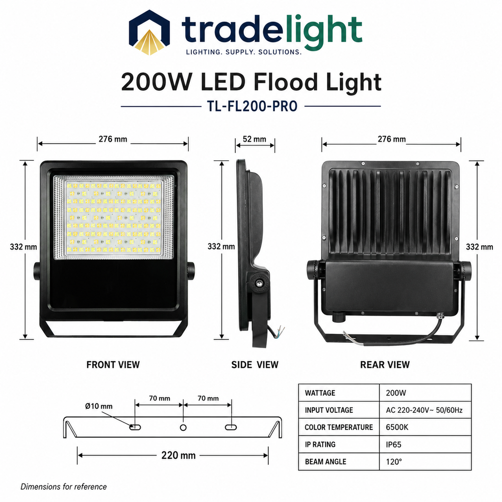 200W LED Flood Light