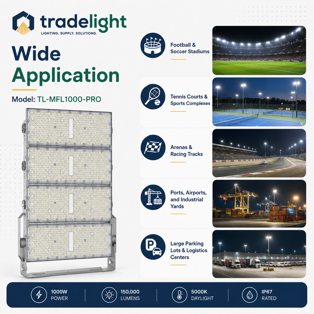 1000W Modular LED Sports Flood Light