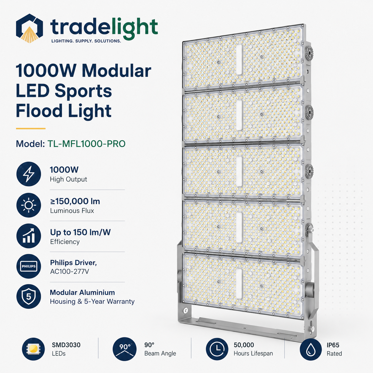 1000W Modular LED Sports Flood Light