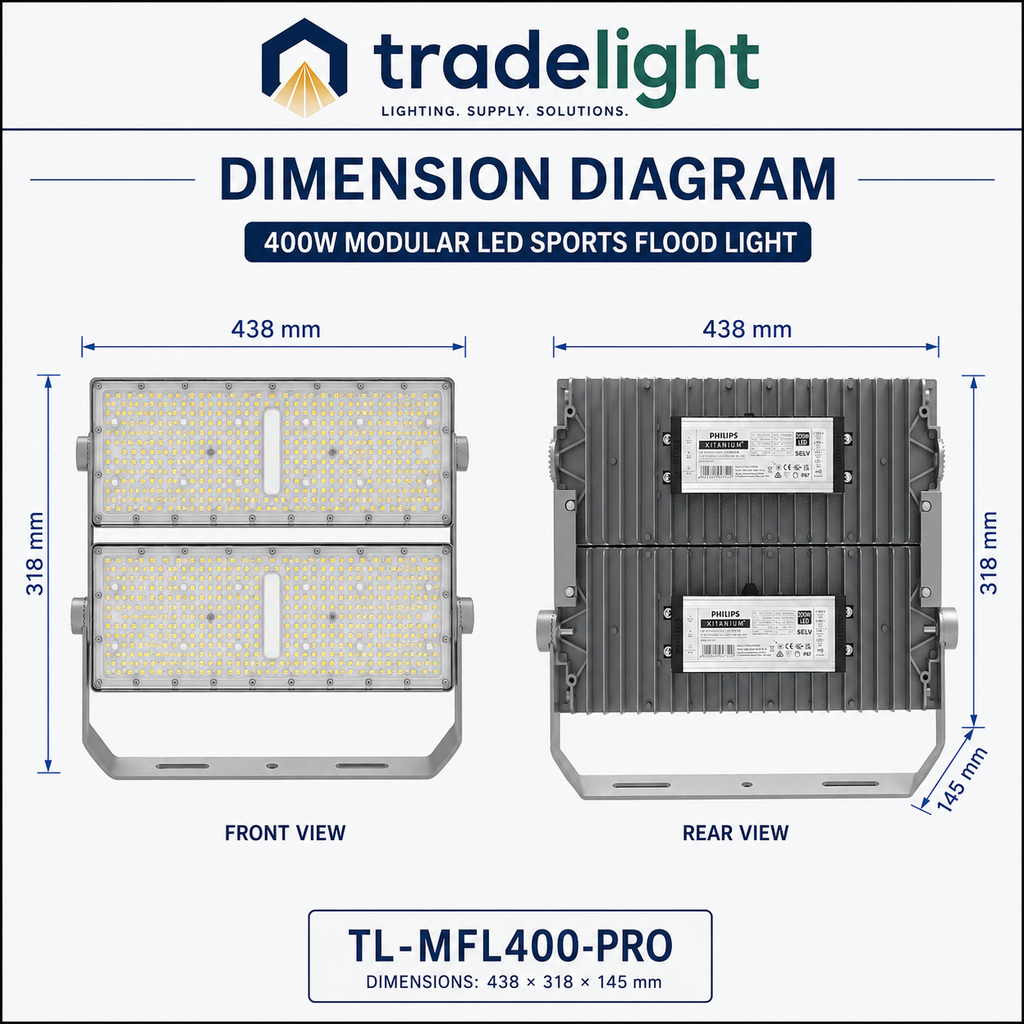 400W Modular LED Sports Flood Light