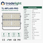 400W Modular LED Sports Flood Light