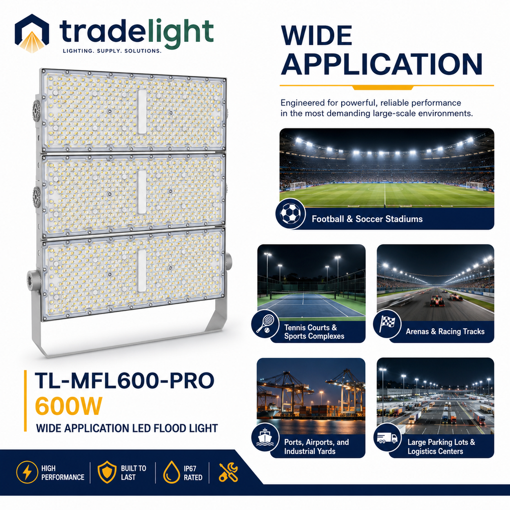 600W Modular LED Sports Flood Light