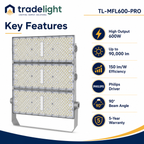 600W Modular LED Sports Flood Light