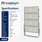 800W Modular LED Sports Flood Light