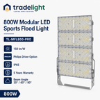 800W Modular LED Sports Flood Light