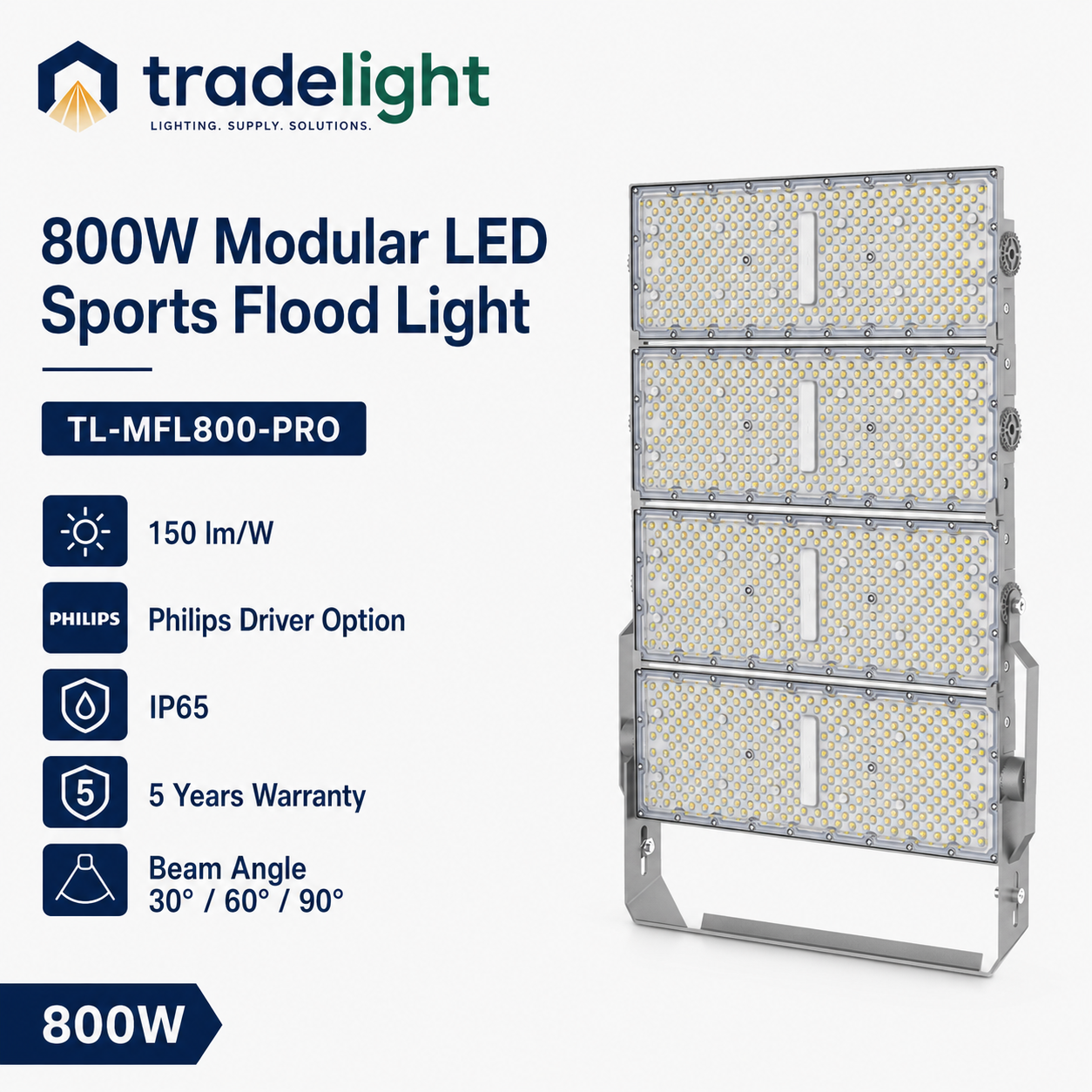800W Modular LED Sports Flood Light