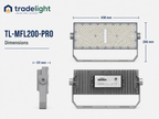 200W Modular LED Sports Flood Light