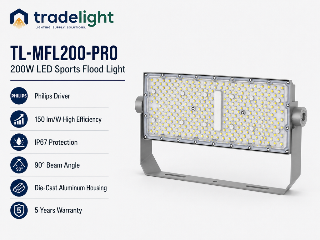 200W Modular LED Sports Flood Light