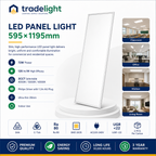 72 W LED Panel Light 595×1195mm